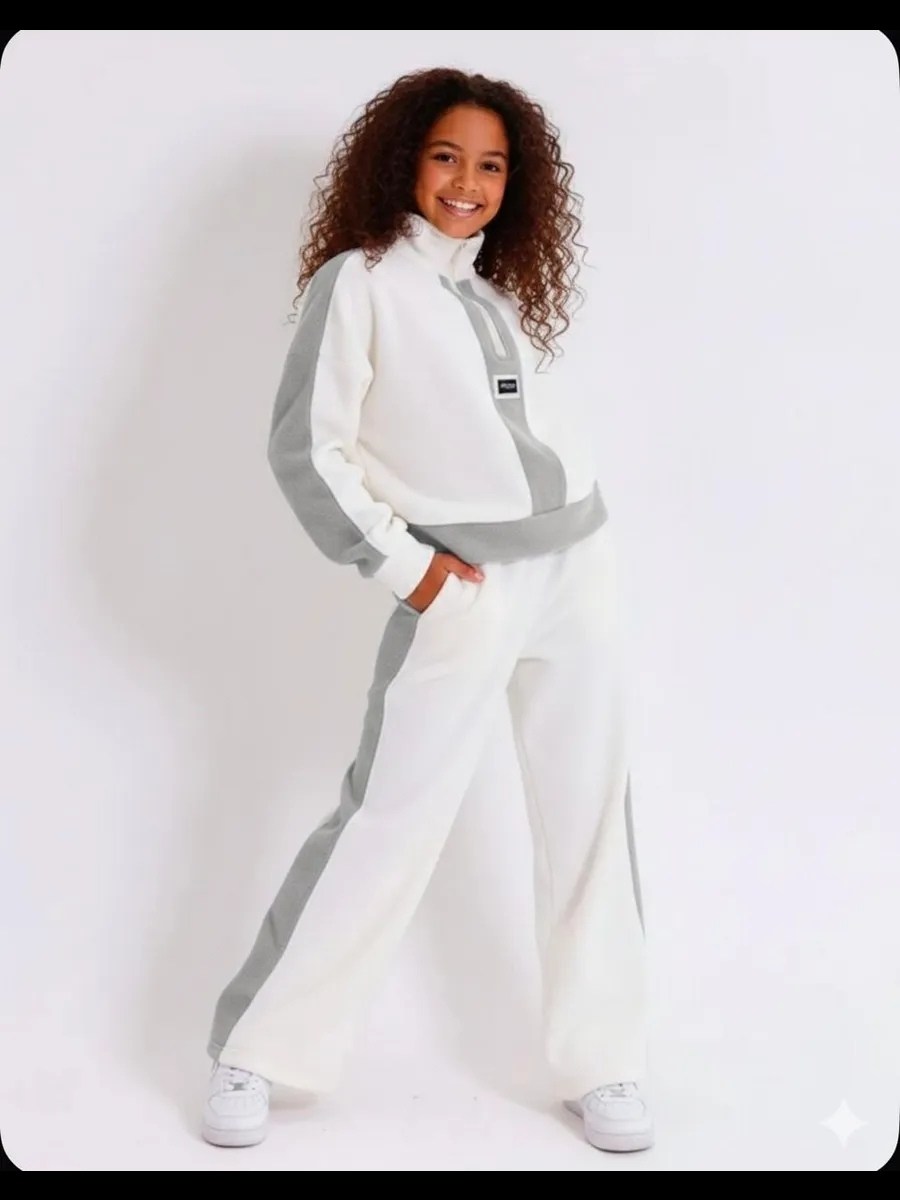 спортивные женские костюмы,костюм с брюками,костюм спортивный,костюм белый,женский костюм с брюками 424 флисовый (белый)