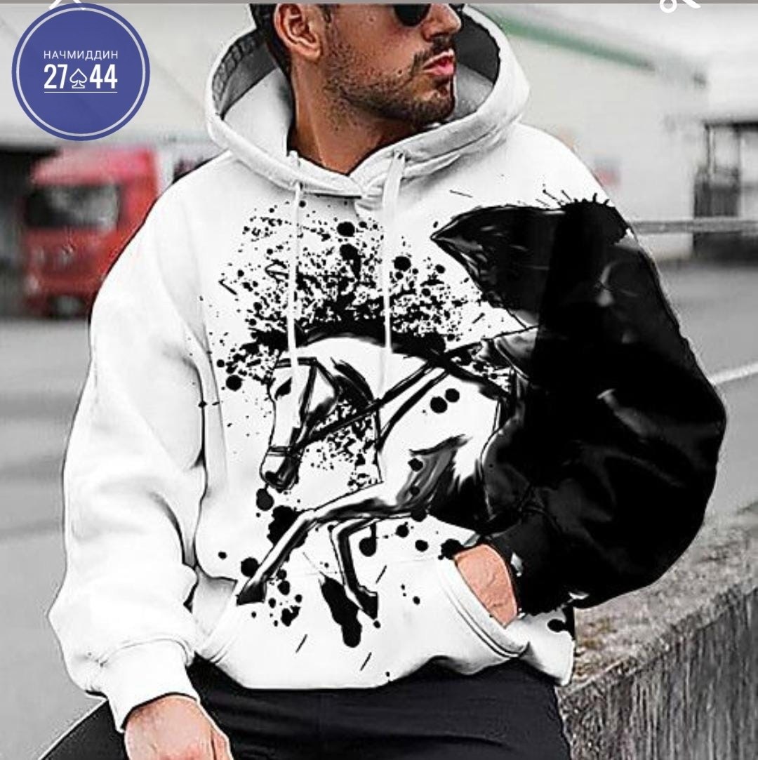 мужская толстовка,толстовка в стиле,толстовка с капюшоном и принтом,мужская кофта,толстовка мужская с рисунком волка