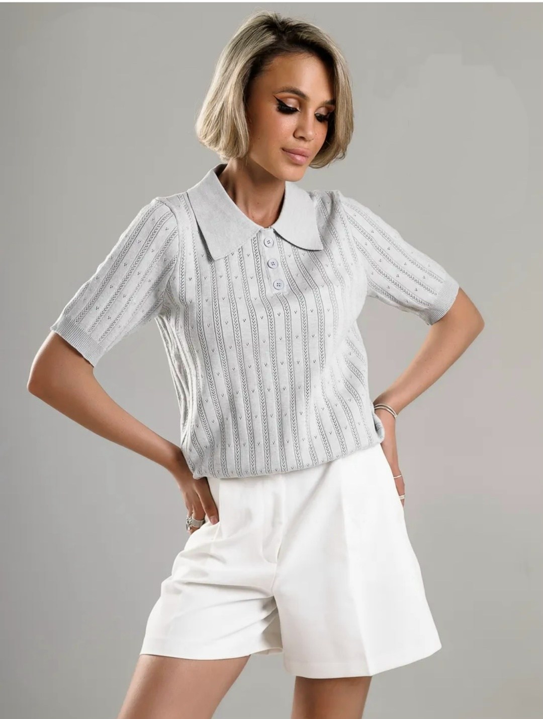 женский джемпер,джемпер поло женский,джемпер,джемпер вязаный поло женский,джемпер поло