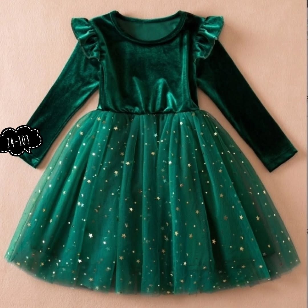 новогоднее платье,изумрудное платье для девочки,платье зеленое для девочки,зеленое платье для малыша,бархатное платье для девочек