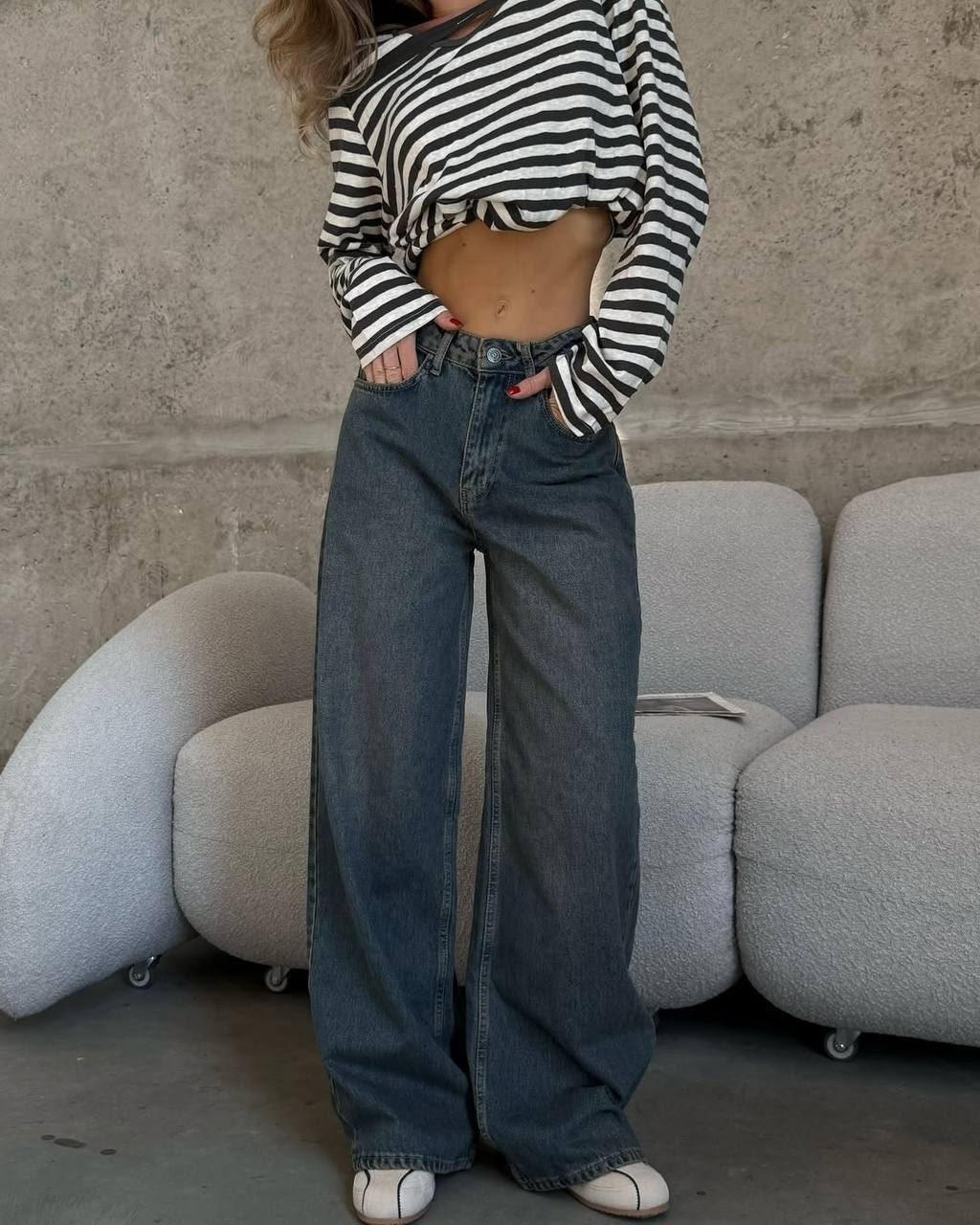 джинсы женские,джинсы широкие,джинсы,джинсы модные,женские широкие джинсы