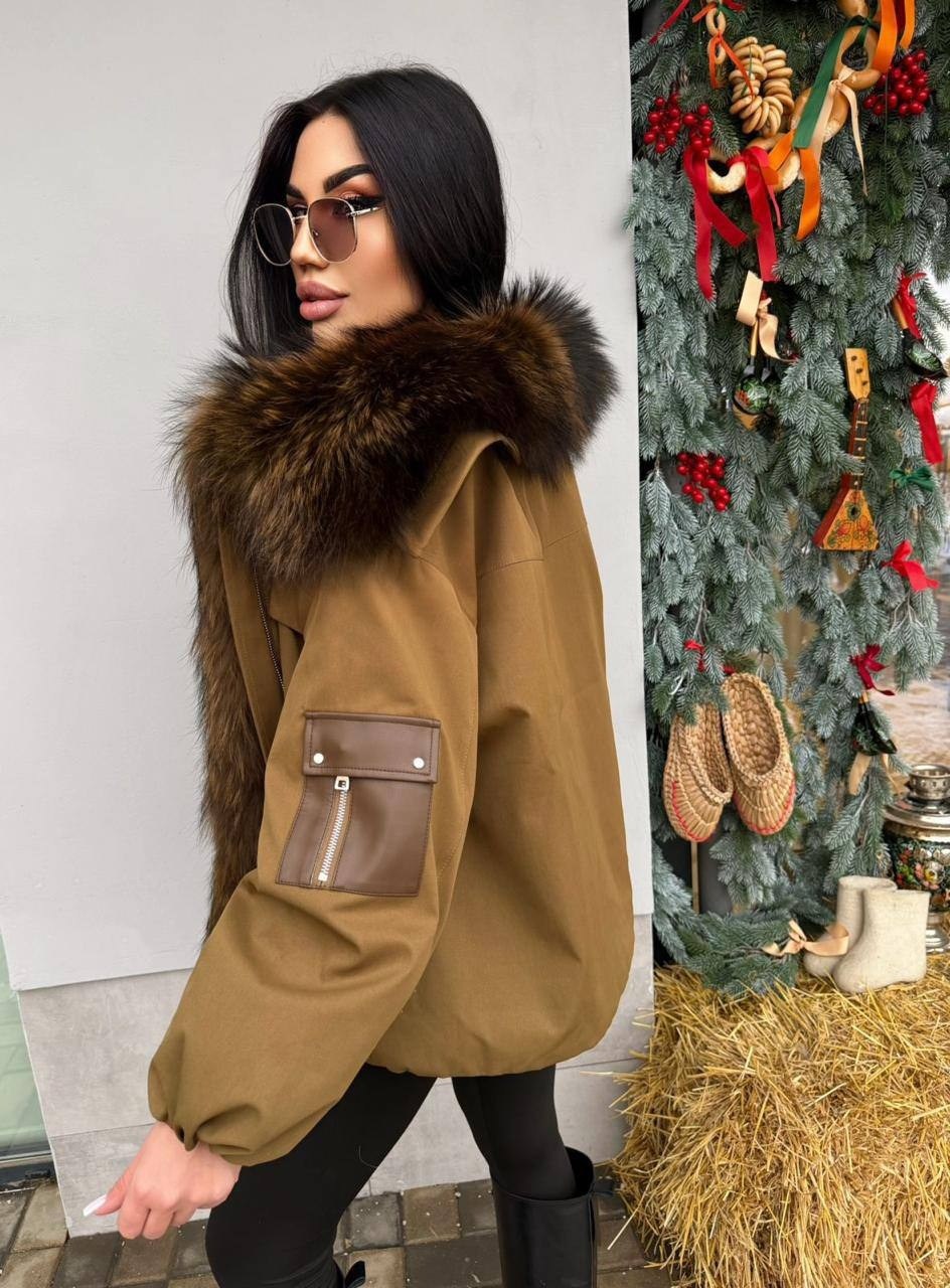 парка с натуральным мехом,женская парка с мехом,куртка с мехом,куртка женская,женский пуховик с мехом