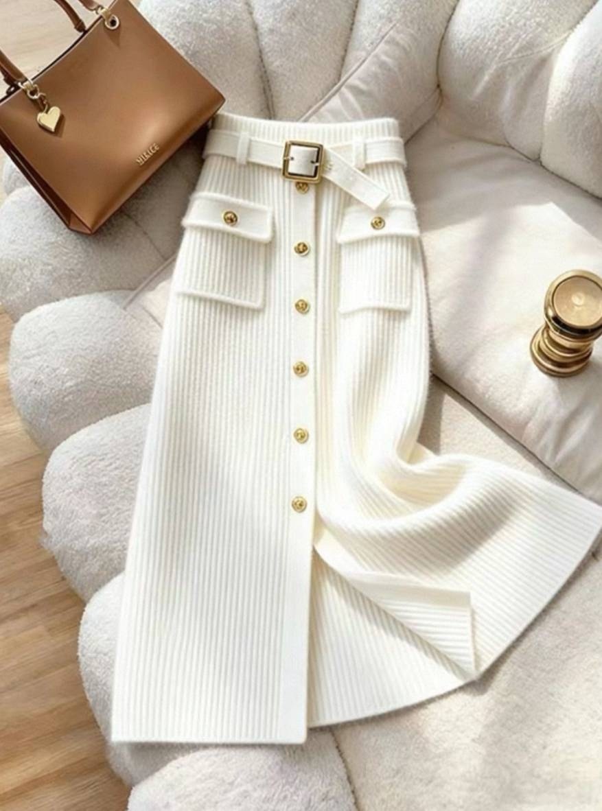 женский трикотажный костюм с юбкой celena кремовый,трикотажный костюм,стильный трикотажный костюм,женский костюм с юбкой,костюм с юбкой