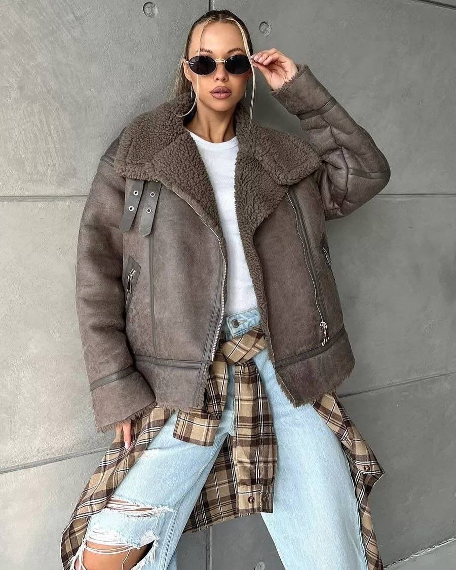 дубленка,дубленка авиатор женская,дубленка в стиле zara,дубленка женская,модная дубленка 2026