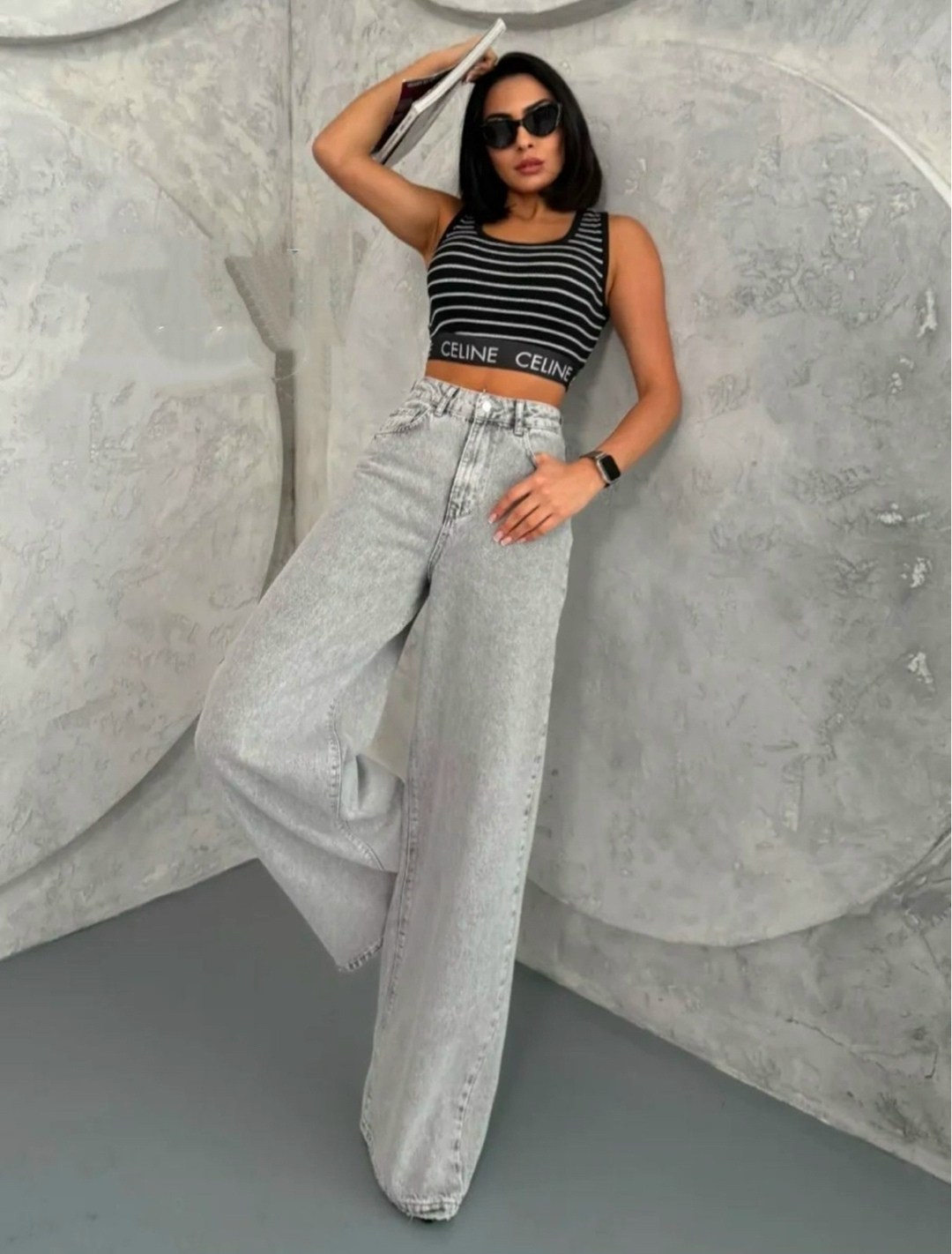 джинсы брюки,женские джинсы,джинсы серые палаццо летние тонкие vl jeans,женские джинсы прямые широкие хлопок 100%,джинсы баги широкие серые прямые палаццо