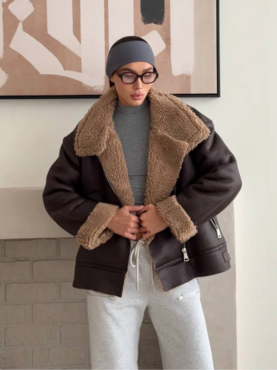 дубленка,дубленка авиатор женская,дубленка в стиле zara,дубленка женская,модная дубленка 2026