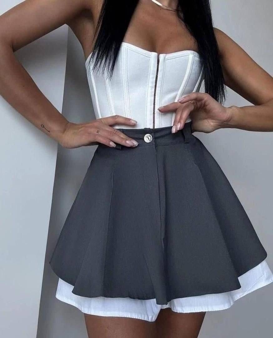 юбка мини,женская элегантная юбка-шорты мини,юбка-шорты,юбка,юбка женская арт. 11331073