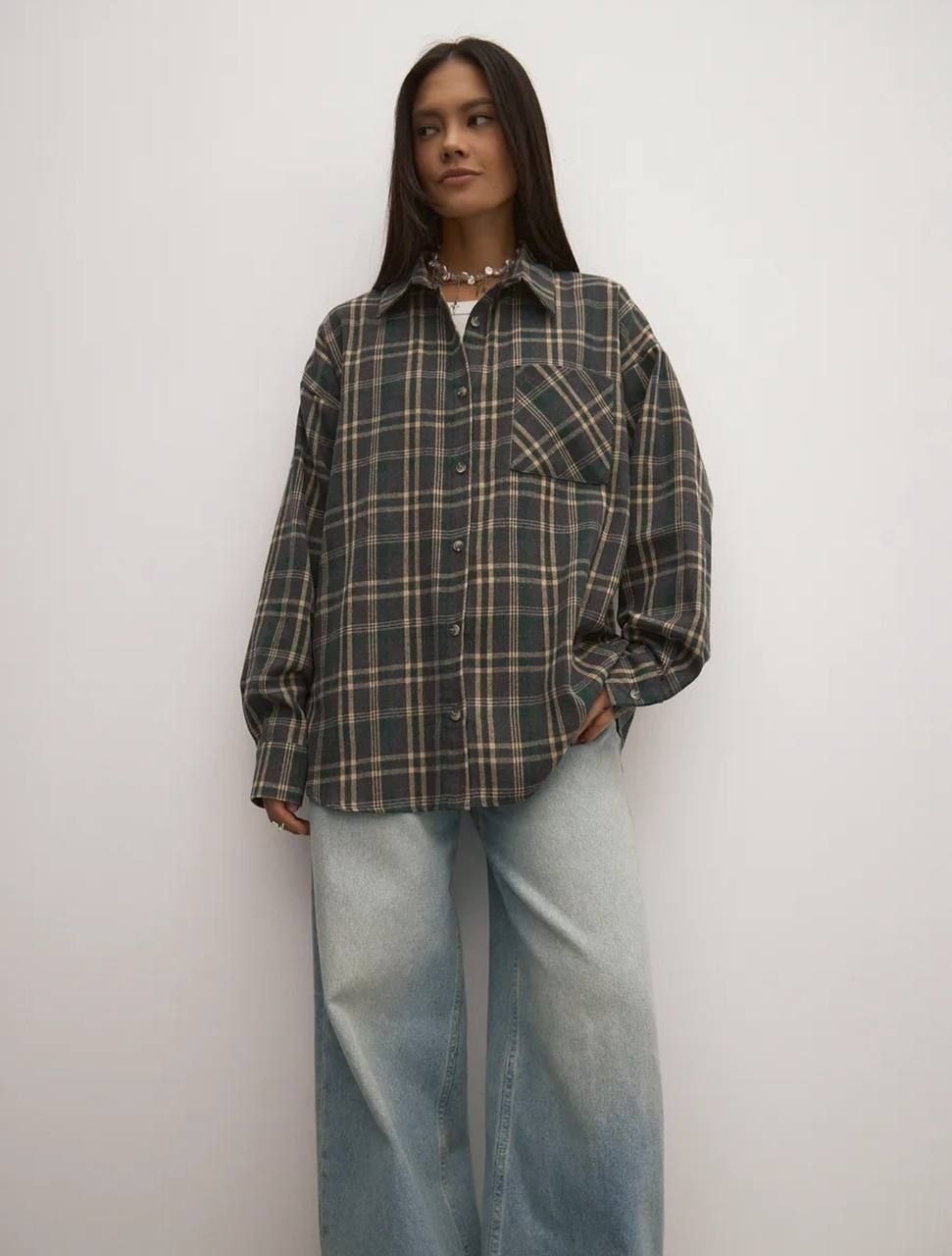 рубашка женская в клетку теплая оверсайз,рубашка женская в клетку теплая оверсайз арт. 10620556,рубашка женская в клетку оверсайз арт. 10936484,рубашка осенняя в клетку оверсайз sivitskaya,рубашка в к