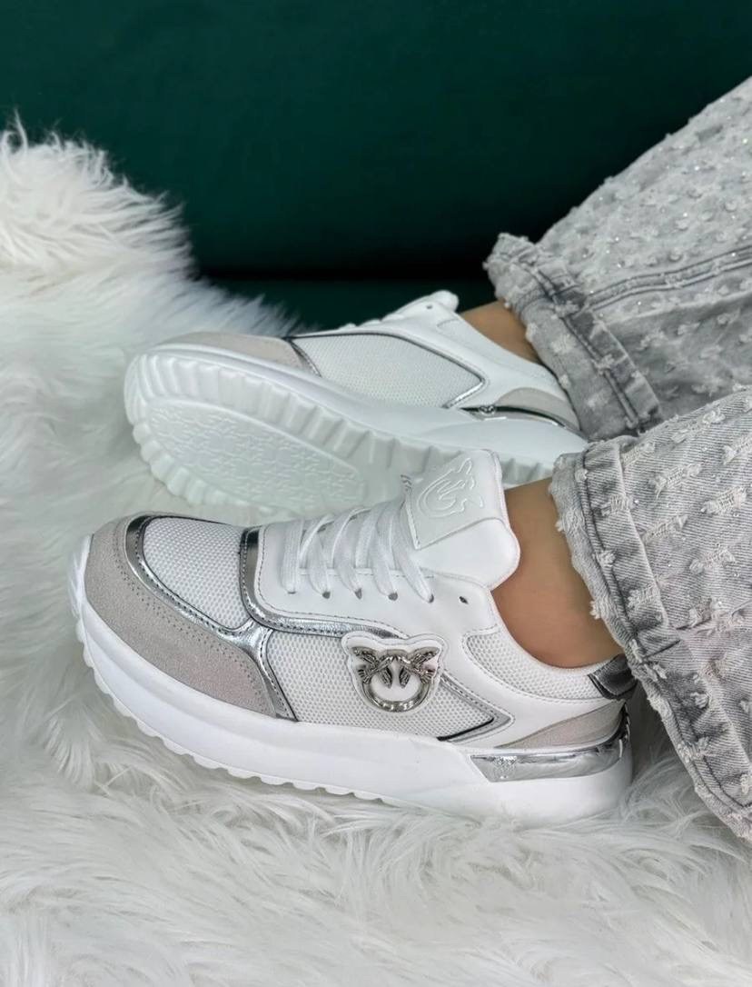 ,женские кроссовки,кроссовки для женщин,кроссовки pinko,белые кроссовки