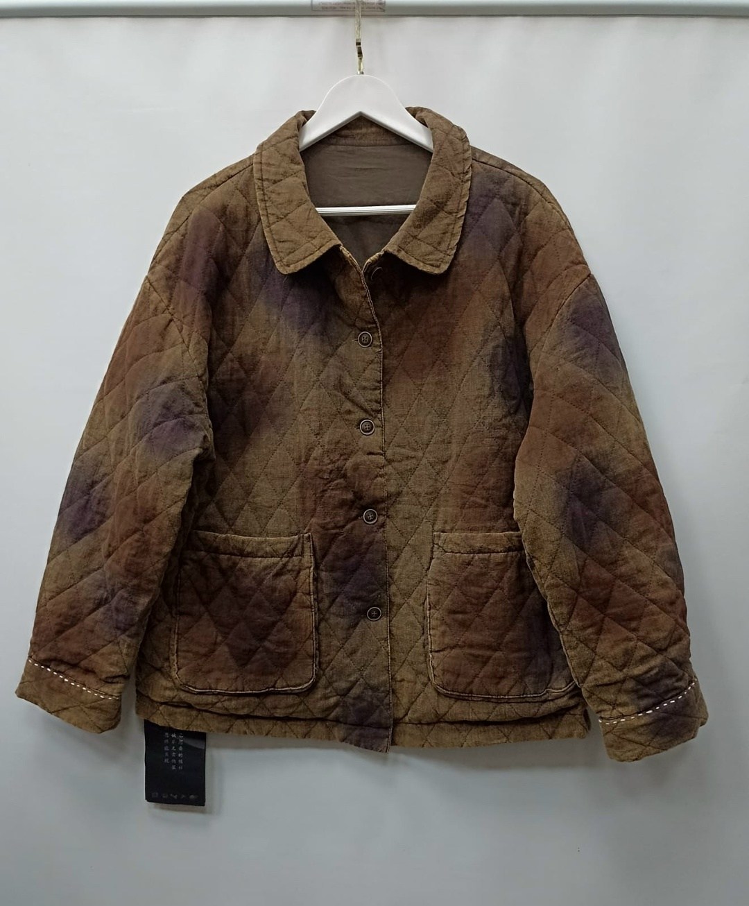 оригудс хлопковая стеганая куртка женская ramie,бохо фуфайка вельветовая,куртка бохо,бохо фуфайка,стеганая куртка