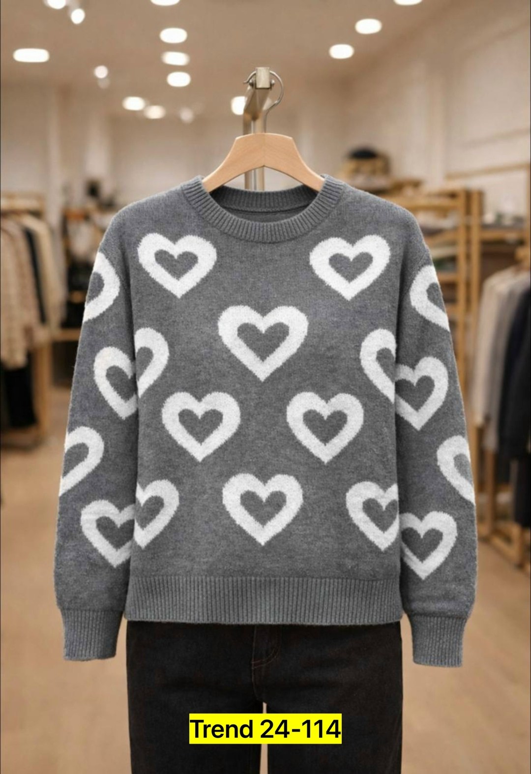 женский свитер,вязаные свитера женские,свитер с сердечками с кашемира свободного кроя,свитер,женский джемпер