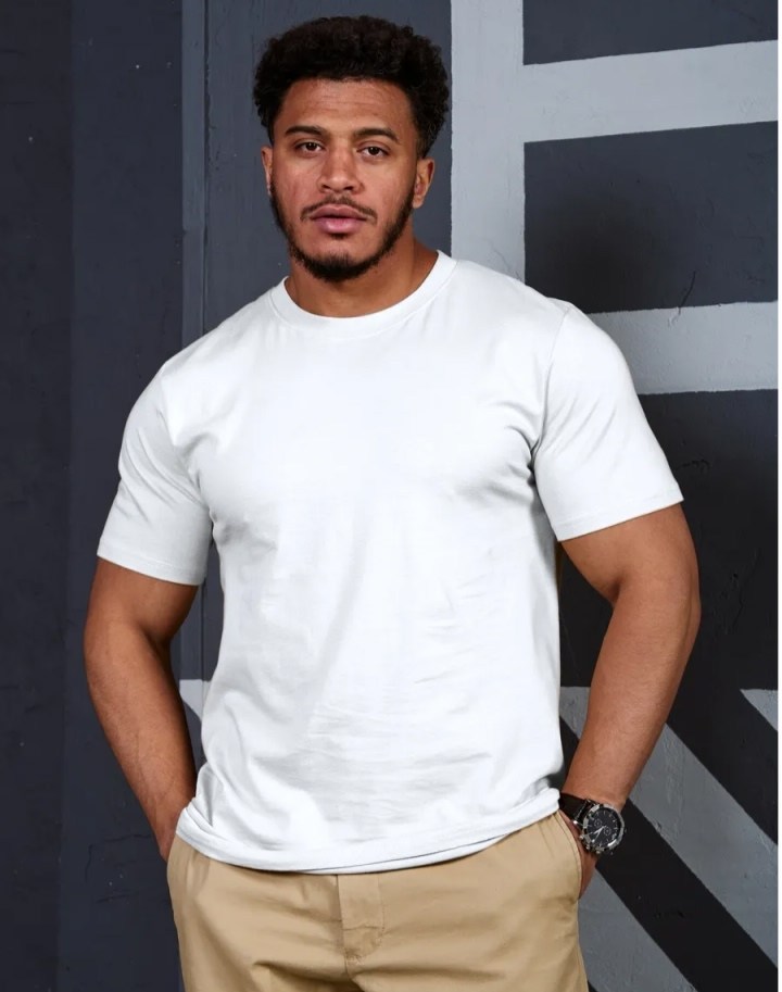 мужская базовая футболка,футболка белая мужская,футболки мужские,футболка однотонная базовая хлопок,белая футболка однотонная