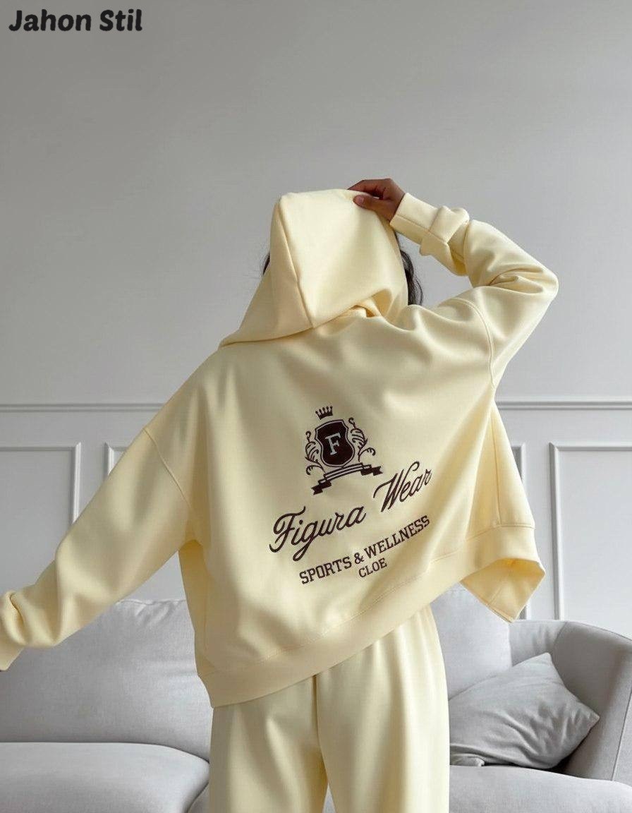 костюм спортивный на молнии палаццо с кулиской liya цвет желтый,спортивный костюм с брюками на кулиске tennis club w suits цвет лимонный желтый,костюм женский,костюм спортивный на молнии палаццо с кул