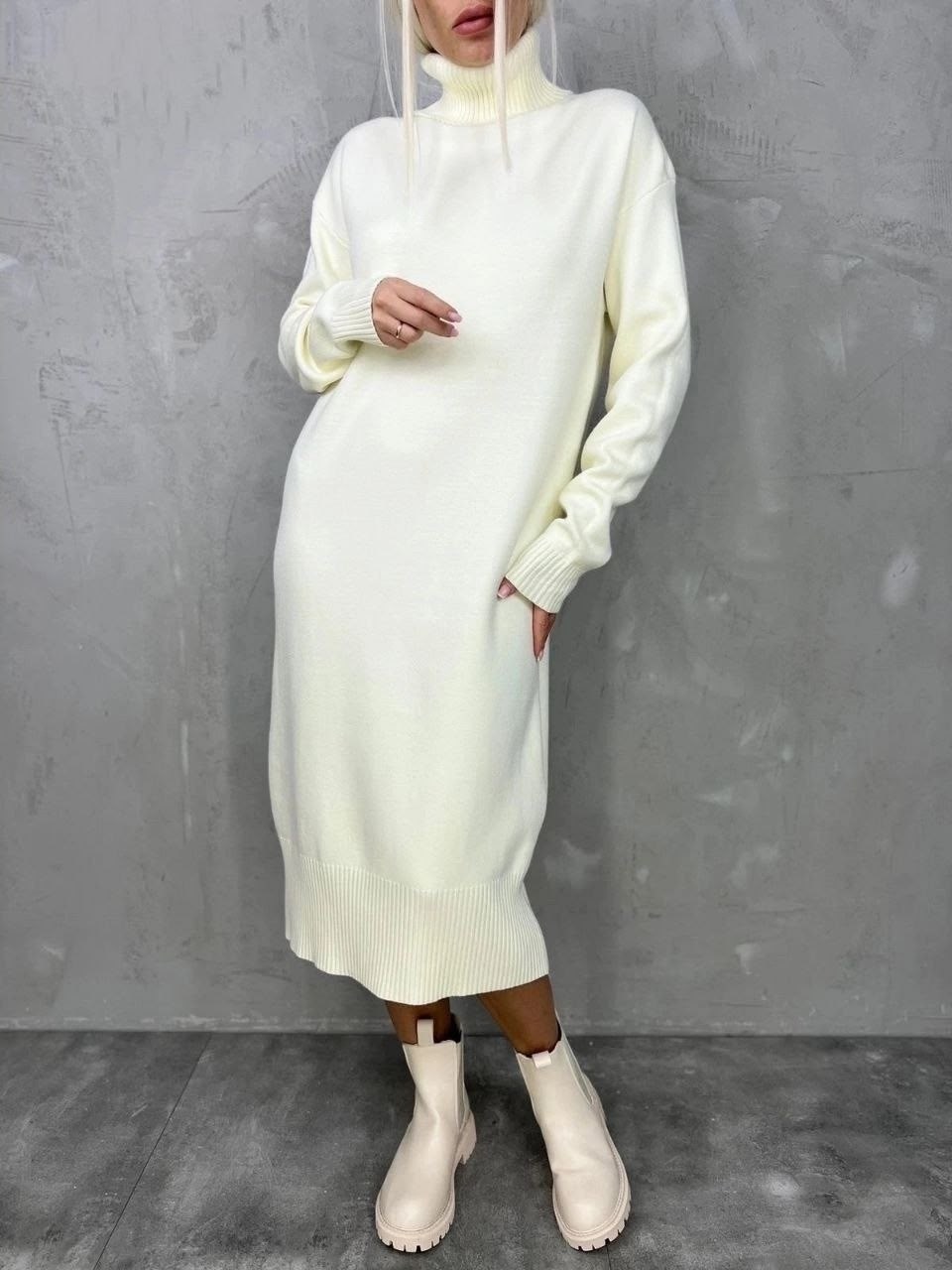 платье вязаное,платье теплое,платье-свитер,трикотажное платье,кашемировое платье свитер повседневное