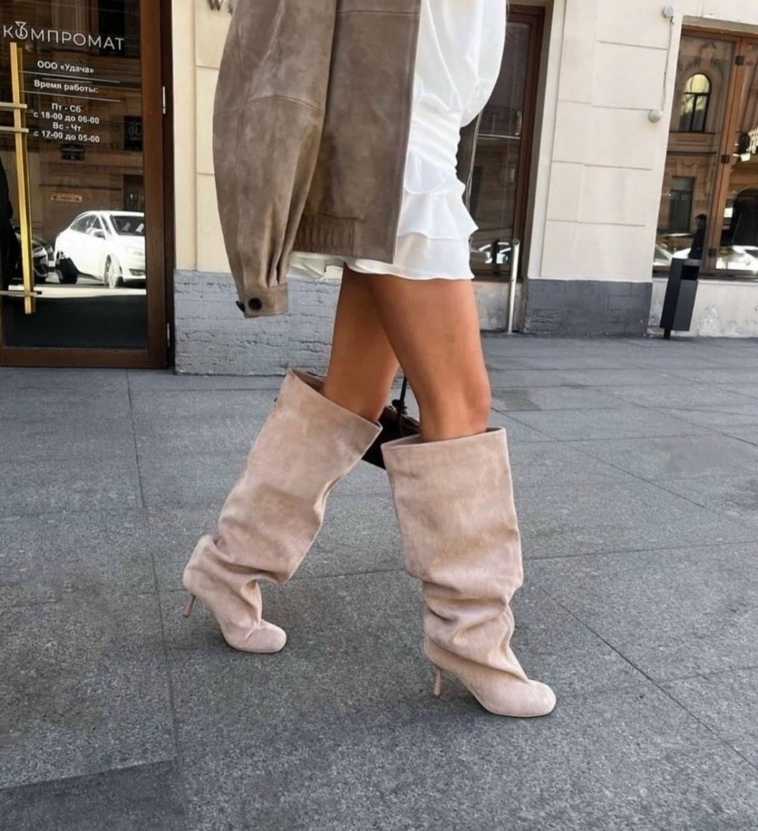 модные образы,мода стиль,высокие сапоги 2026,модный стиль