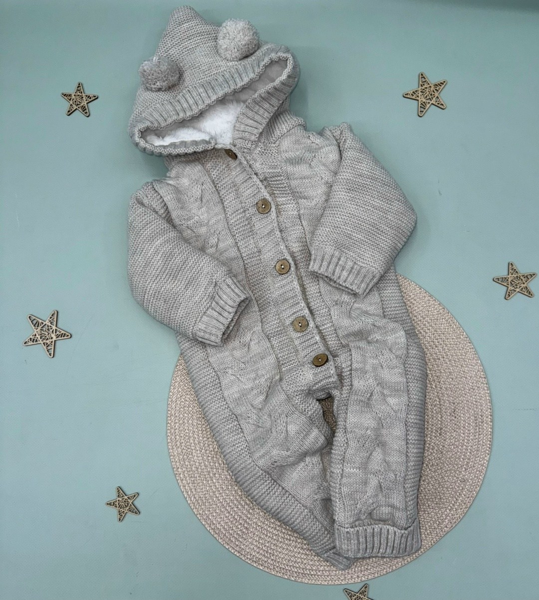 вязаный комбинезон для новорожденных,вязаный комбинезон для новорожденных зимний,вязаный комбинезон для новорожденного,вязаный комбинезон для новорожденного молочный,вязаный комбинезон с капюшоном для