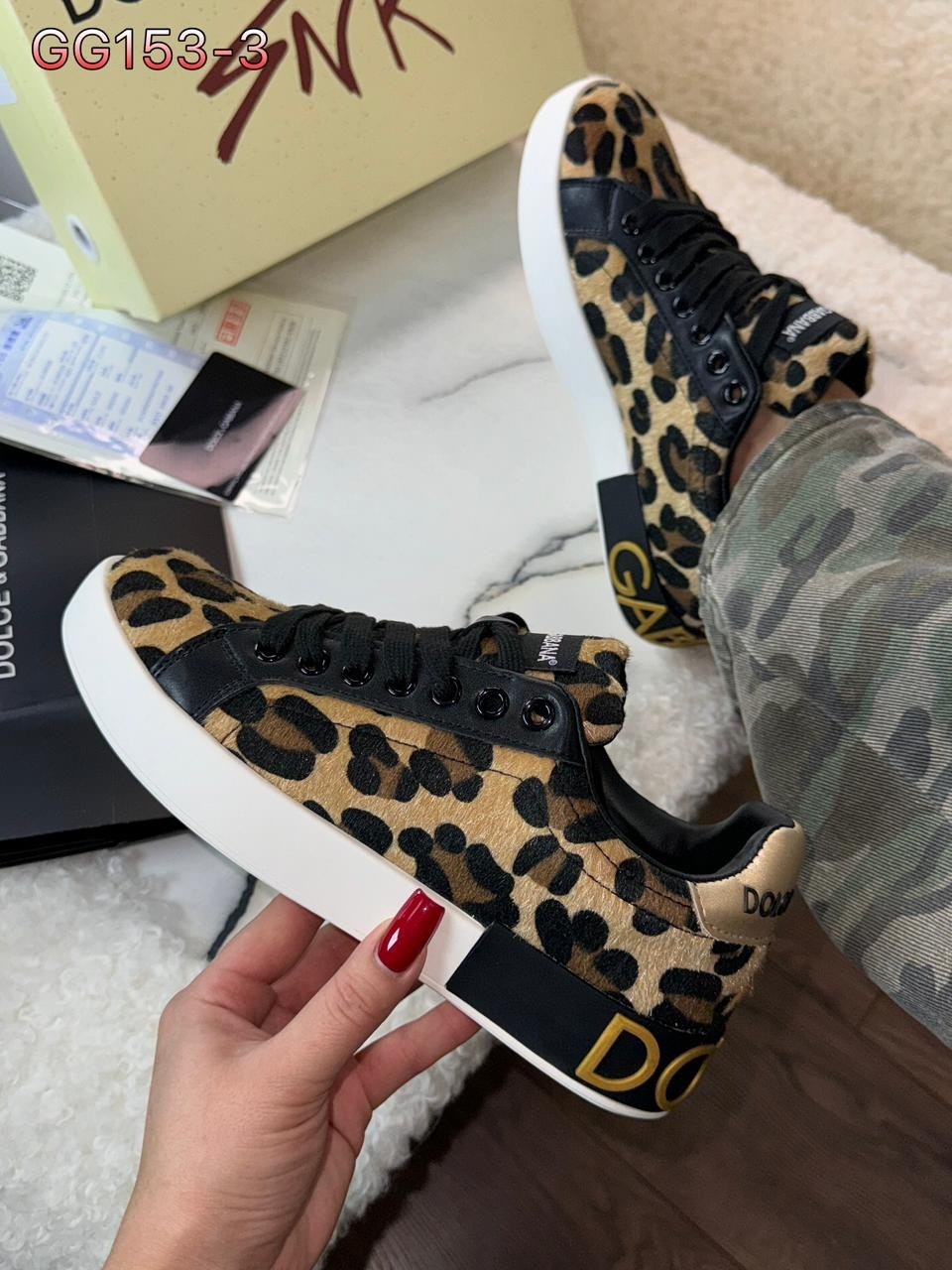 кроссовки dolce&gabbana portofino леопард,,леопардовые кроссовки дольче габбана,кеды дольче габбана леопард,леопардовые кеды dolce gabbana женские