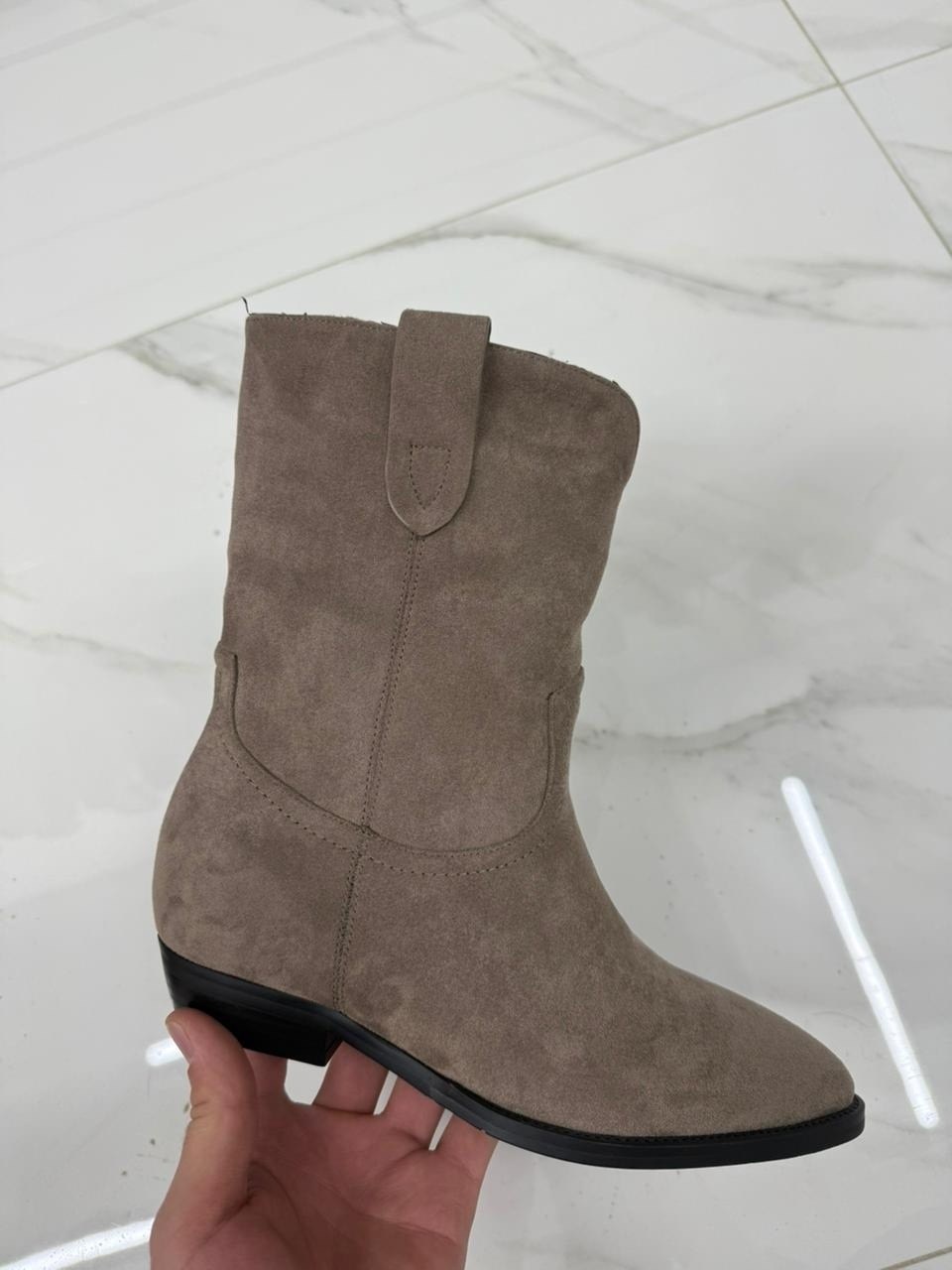 ,деми замшевые полусапоги,полусапоги,женские полусапожки,полусапоги казаки женские