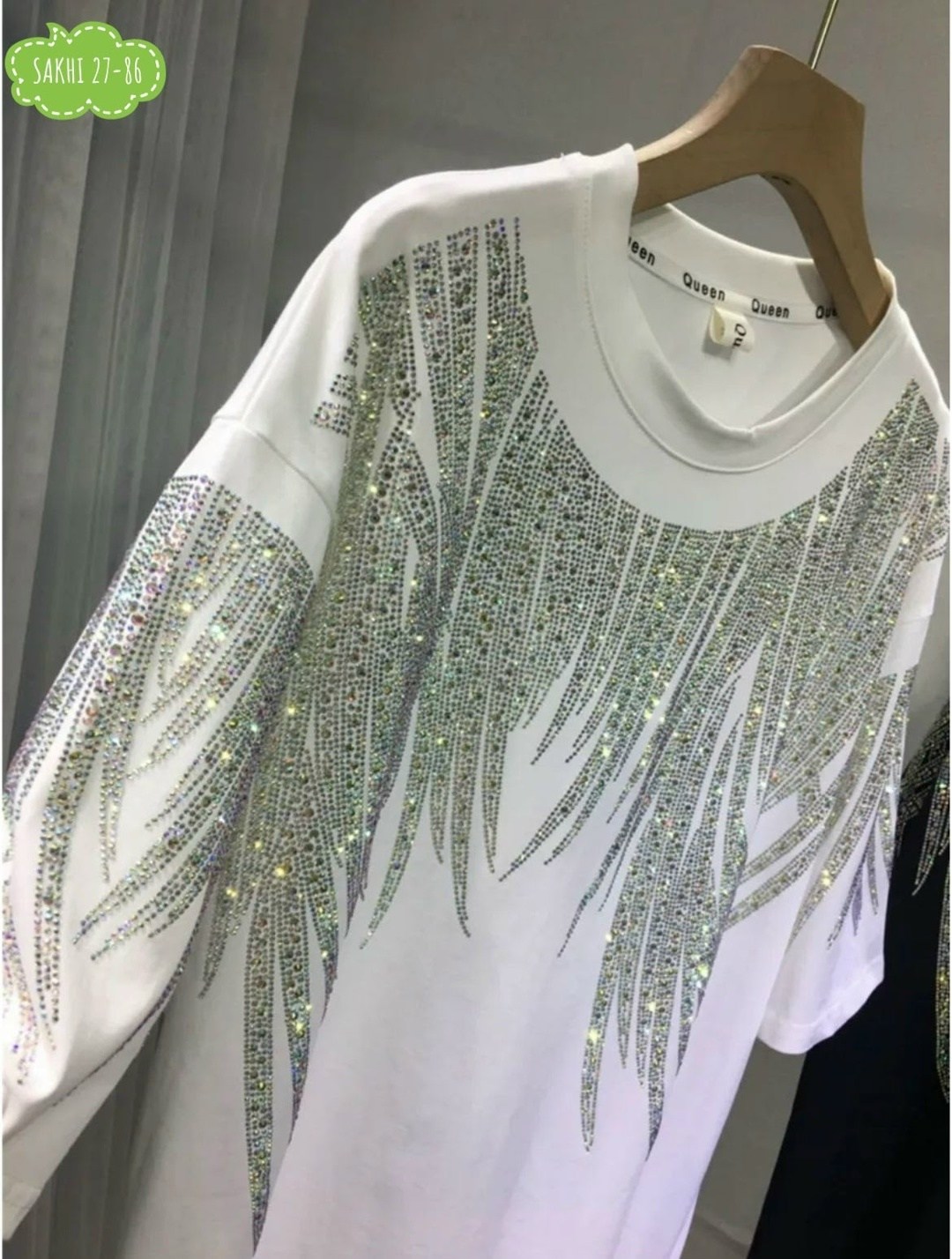 футболка базовая со стразами оверсайз,футболка со стразами женская,женские модные повседневные футболки,футболки большие размеры со стразами,футболка женская оверсайз со стразами