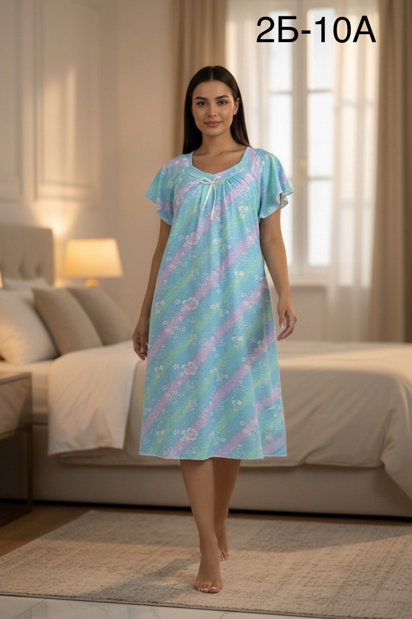 ночная сорочка женская,ночная сорочка,ночная сорочка с принтом eileen west,эллен вест ночные сорочки,сорочка женская