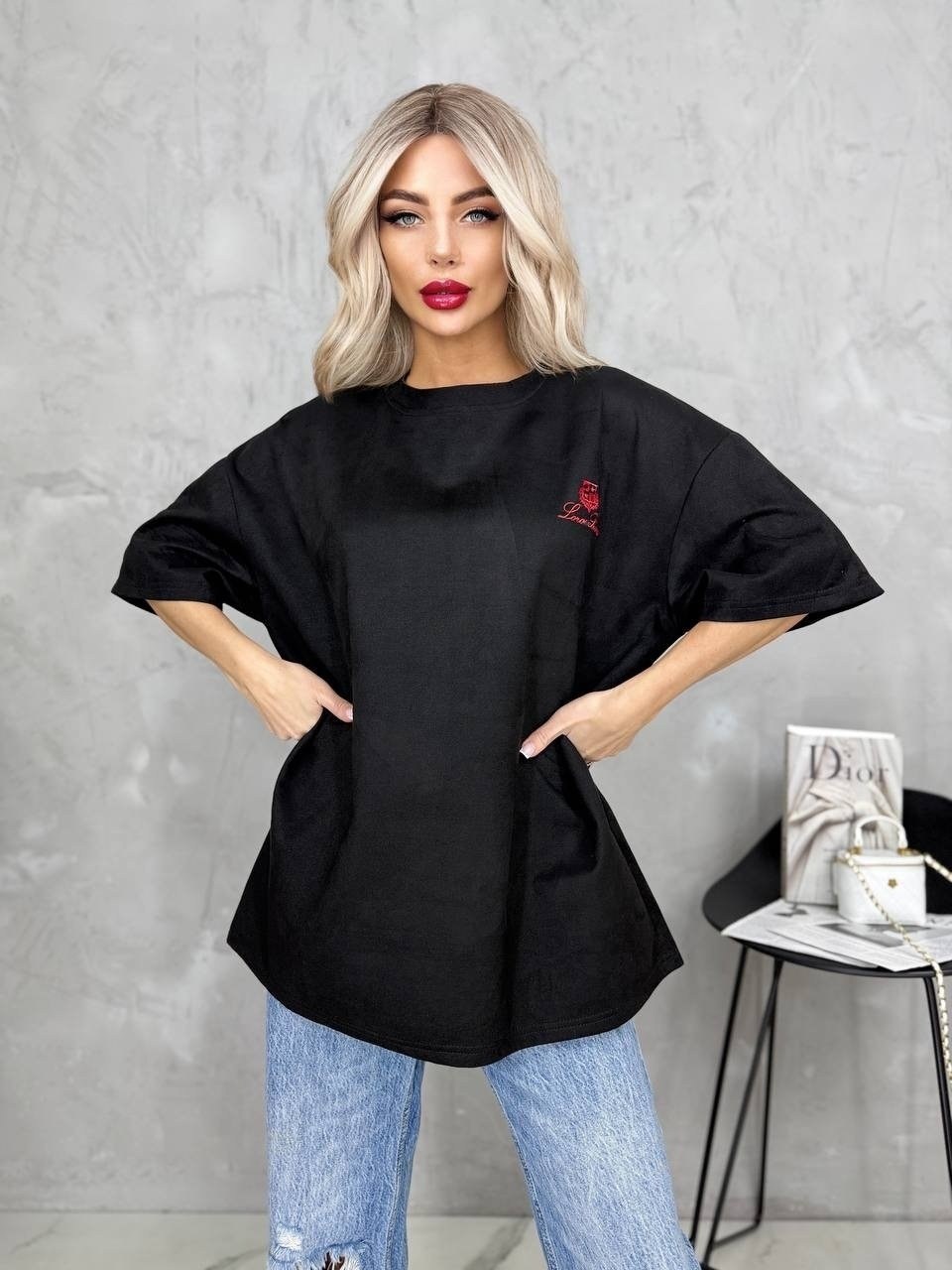 футболка оверсайз с принтом варенка серая anfa,женская футболка,футболка оверсайз,футболка оверсайз варенка с принтом,женская футболка оверсайз