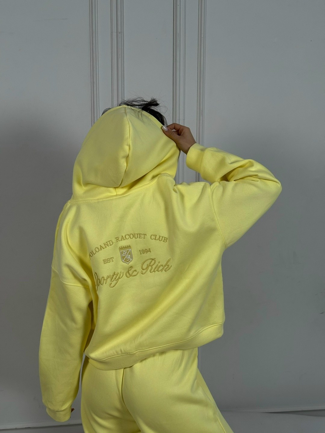 костюм спортивный,костюм желтый,костюм женский,спортивный костюм женский,спортивный костюм укороченный зип sanny