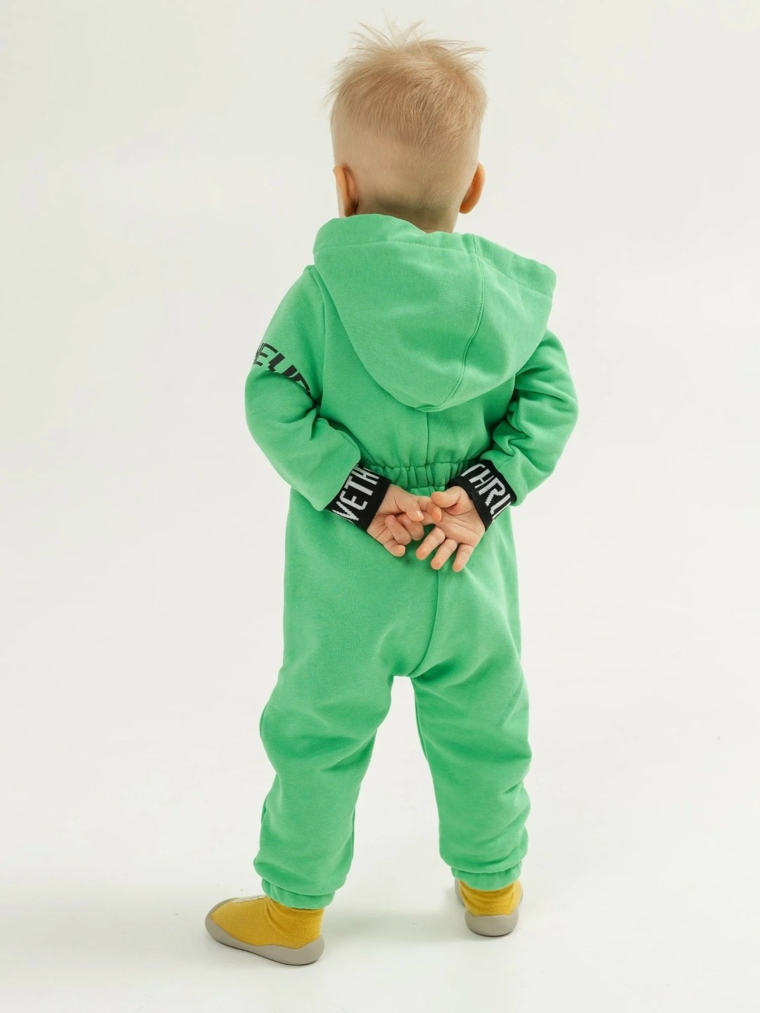 557-23ф комбинезон "баффи", пудра,комбинезон детский,комбинезон зеленый для мальчика,комбинезон бамбинизон,комбинезон зеленый