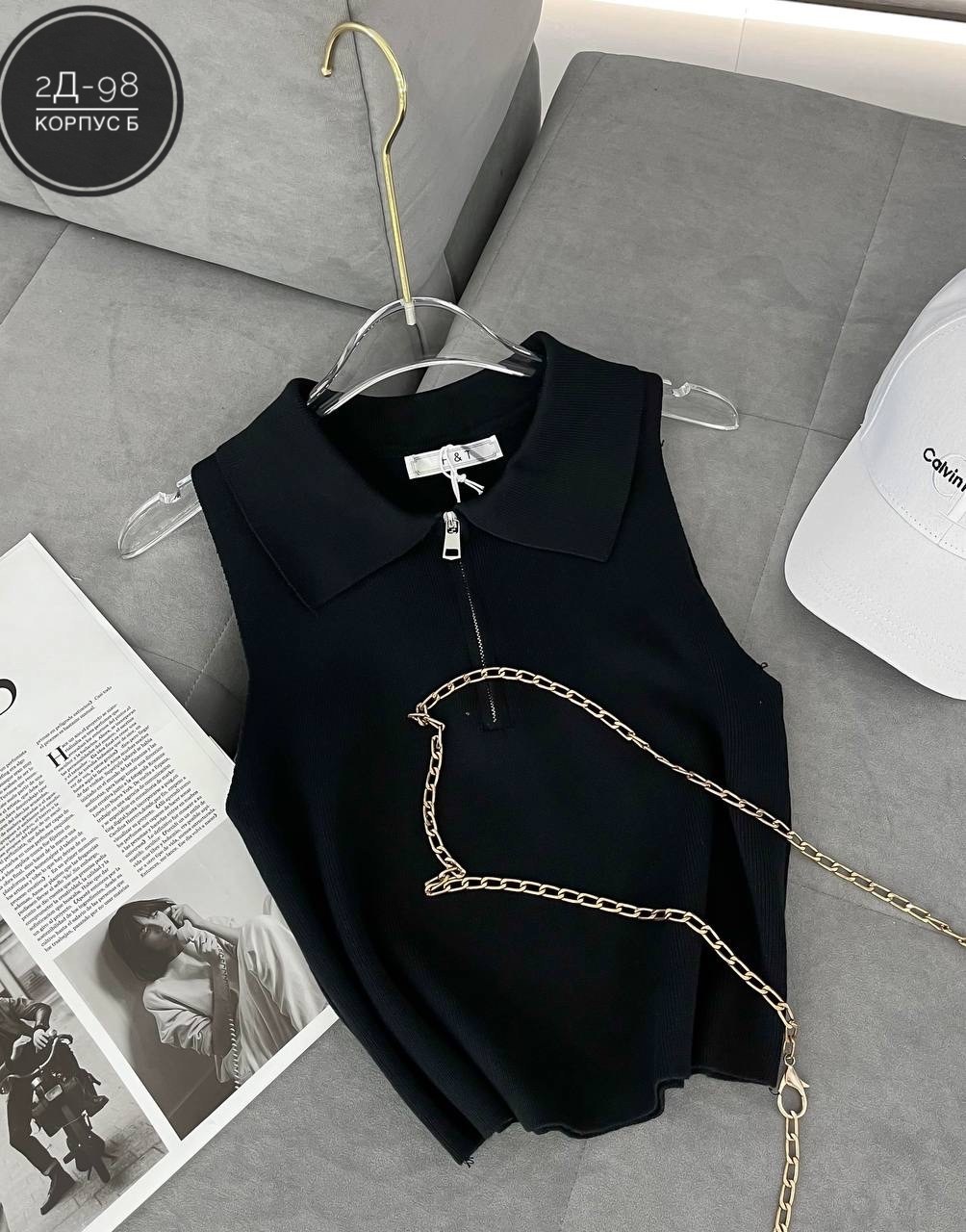 топ женский, ,трикотажный жилет,одежда ,женской одежды