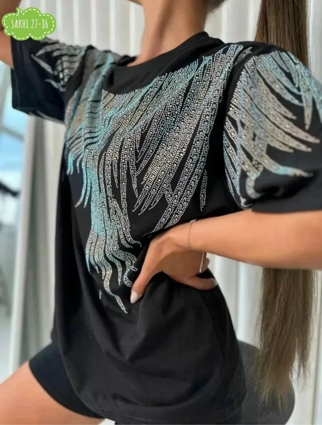 футболка базовая со стразами оверсайз,футболка со стразами женская,женские модные повседневные футболки,футболки большие размеры со стразами,футболка женская оверсайз со стразами