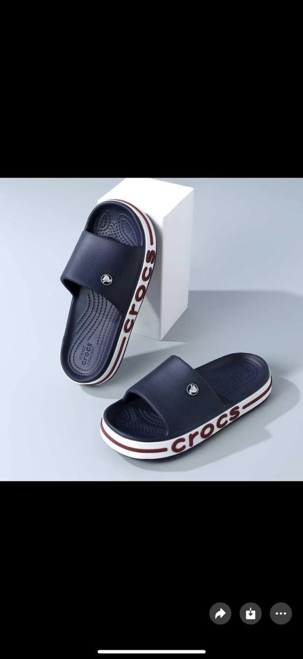 crocs crocband™ iii slide,шлепанцы crocs,шлепанцы crocs crocband ii slide,шлепанцы crocs bayaband slide,темно-синие шлепанцы crocs bayaband slide