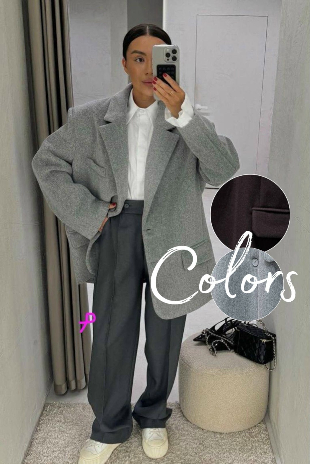 пальто короткое демисезонное оверсайз riscalda,пальто-пиджак тренд весна2025,пальто короткое демисезонное оверсайз shumi,стиль одежды,пальто женское