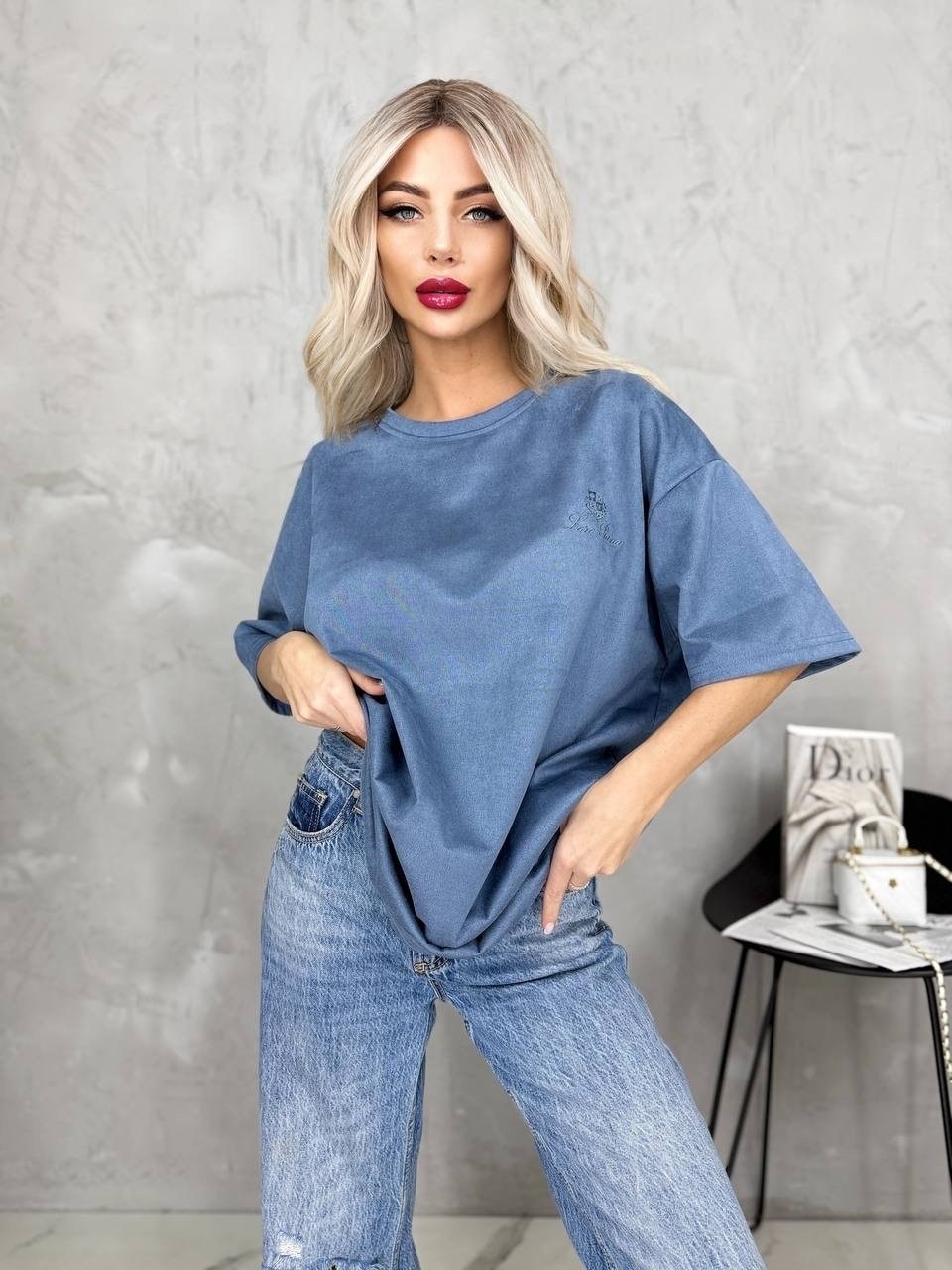 футболка оверсайз с принтом варенка серая anfa,женская футболка,футболка оверсайз,футболка оверсайз варенка с принтом,женская футболка оверсайз