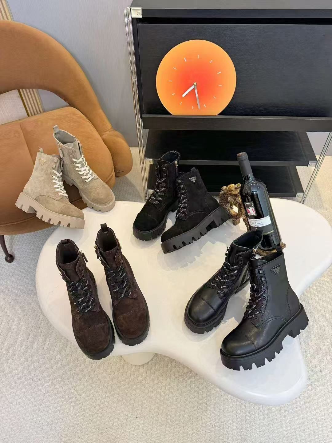 ,ботинки,женские ботинки,зимние ботинки прада,модные ботинки