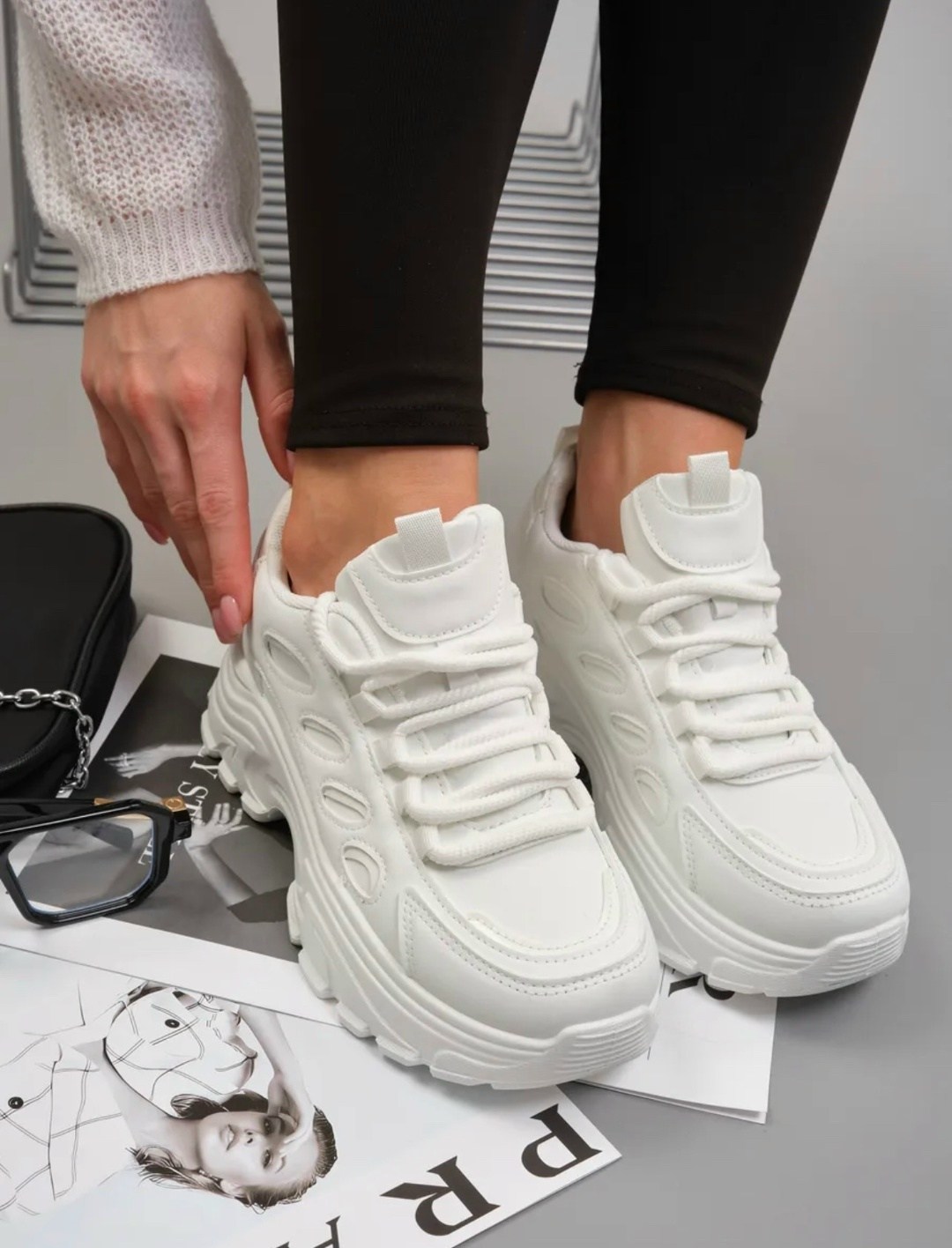кроссовки женские,кроссовки женские белые на платформе torland,белые кроссовки,кроссовки для женщин,женские массивные кроссовки