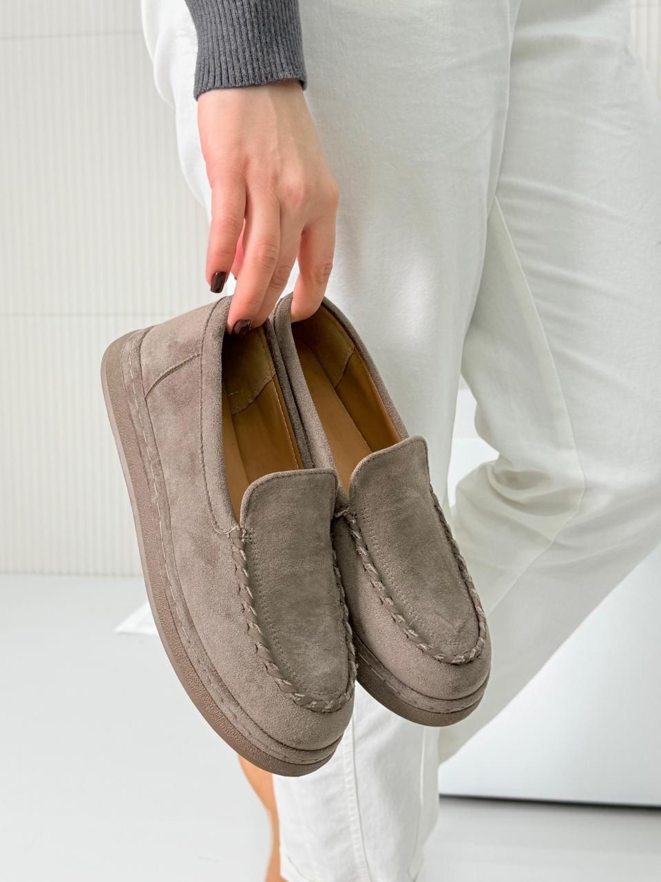 ,лоферы замшевые,лоферы женские замшевые,лоферы женские коричневые натуральная замша reversal,лоферы женские из натуральной замши