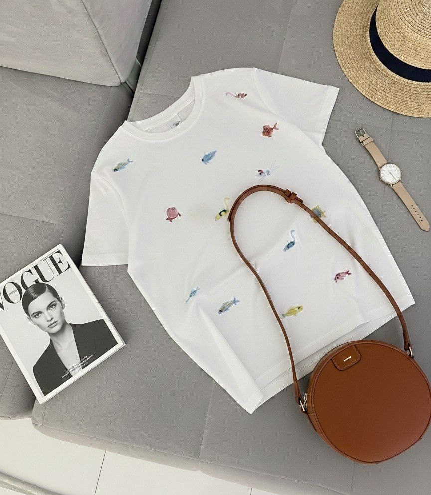 летние футболки,футболки для женщин,футболки с вышивкой,футболки модные,футболка в корейском стиле