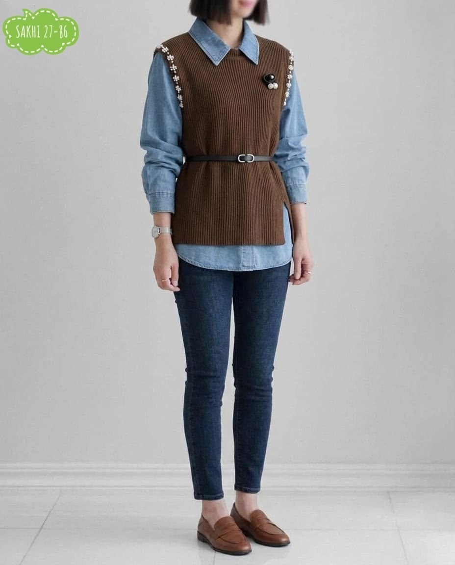 жилетка вязаная,вязаный жилет,трикотажный жилет,корейская мода,женский вязаный жилет