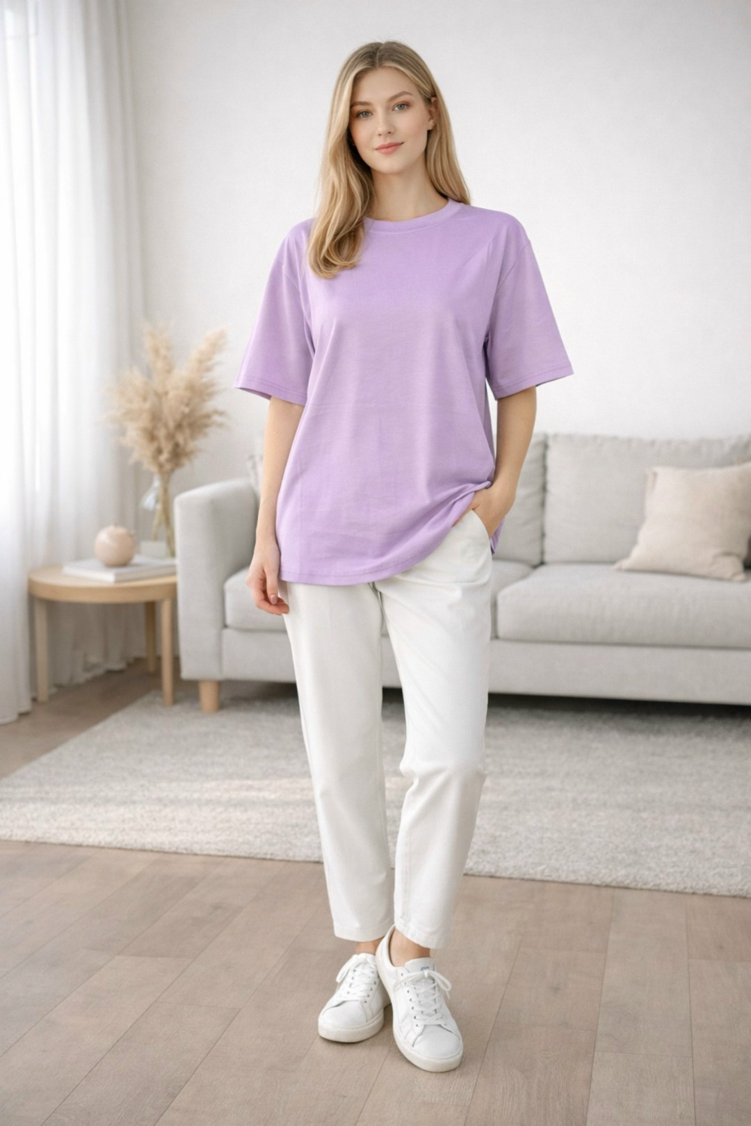 женская футболка оверсайз,футболка оверсайз,сиреневая футболка оверсайз,фиолетовая футболка оверсайз,футболка женская