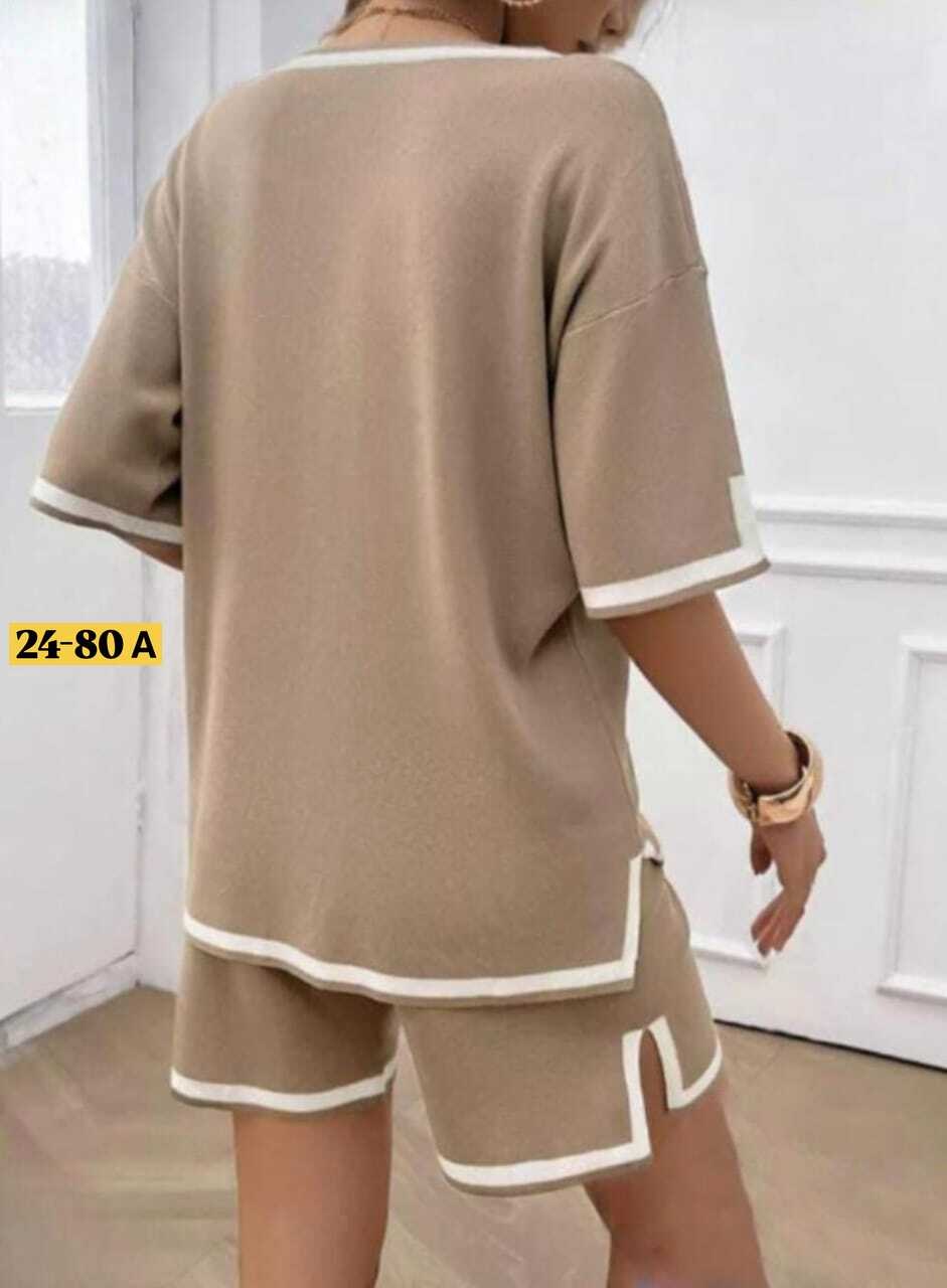 трикотажный костюм с шортами,трикотажные костюмы женские,женский трикотажный костюм летняя,женский трикотажный костюм из двух предметов,летний женский комплект из двух предметов