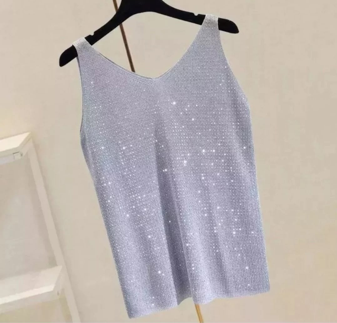 майка топ с люрексом,топ с пайетками,летние женские топы,топ для женщин,майка на бретельках