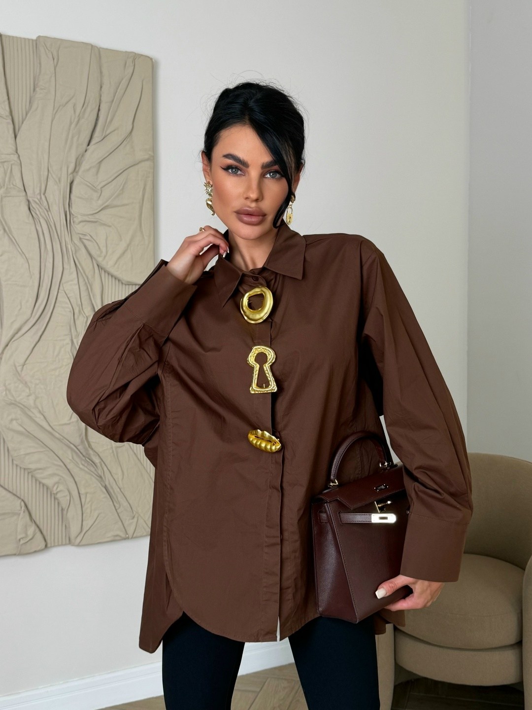 женская рубашка,рубашка блузка,коричневая рубашка,рубашка