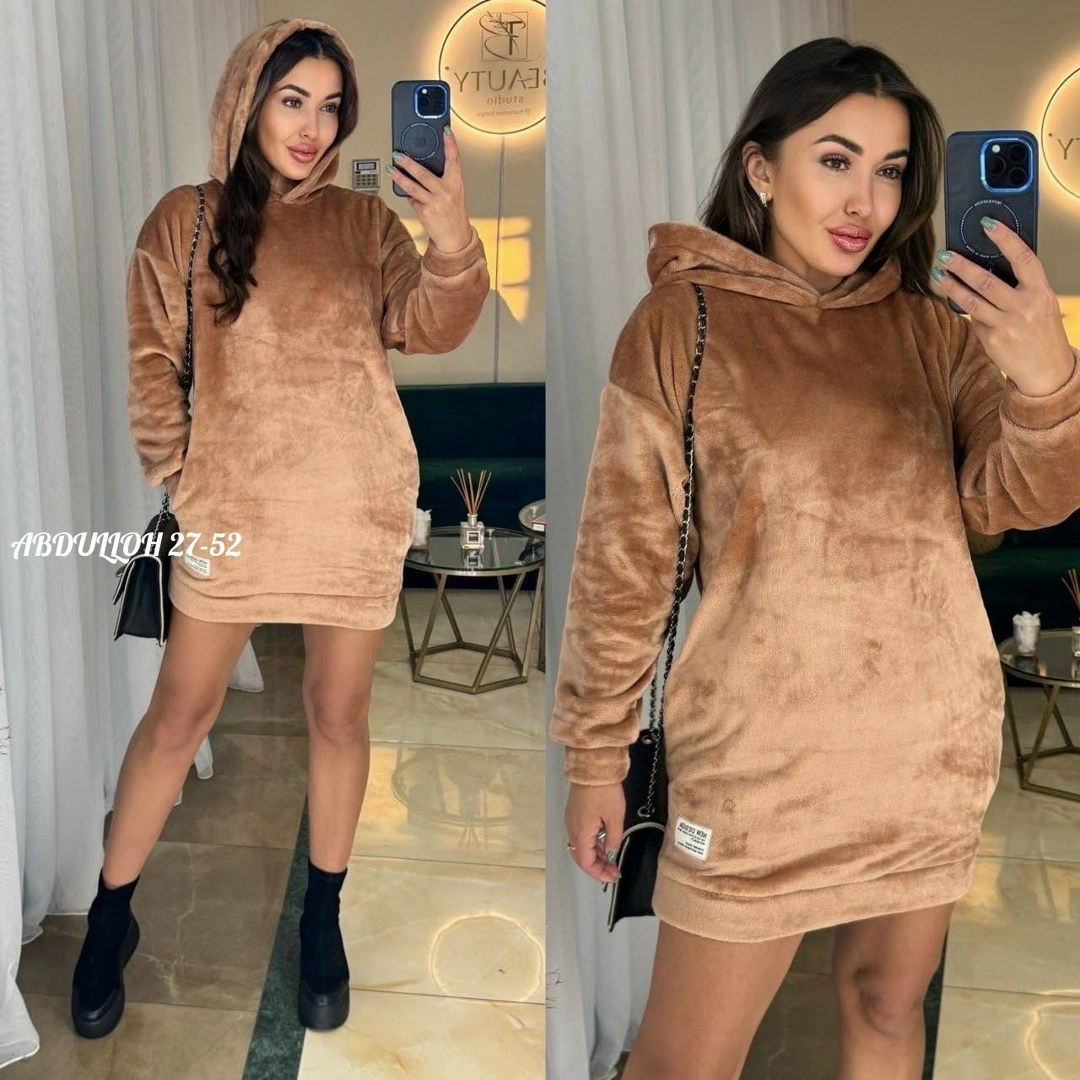 туника женская с капюшоном,платье с капюшоном теплое,платье худи с капюшоном,платье туника теплая,платье худи теплое