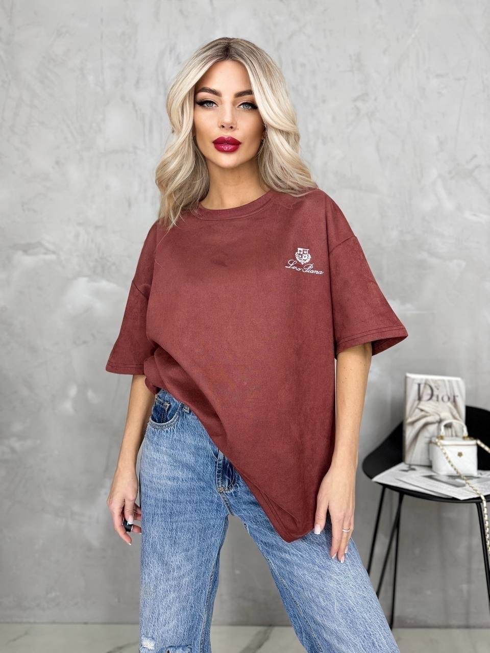 футболка оверсайз с принтом варенка серая anfa,женская футболка,футболка оверсайз,футболка оверсайз варенка с принтом,женская футболка оверсайз