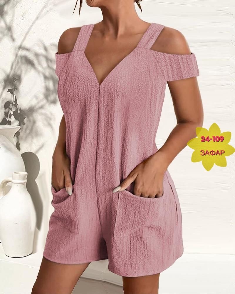 женские комбинезоны,женский летний комбинезон,комбинезон с шортами,элегантные комбинезоны,комбинезон повседневный