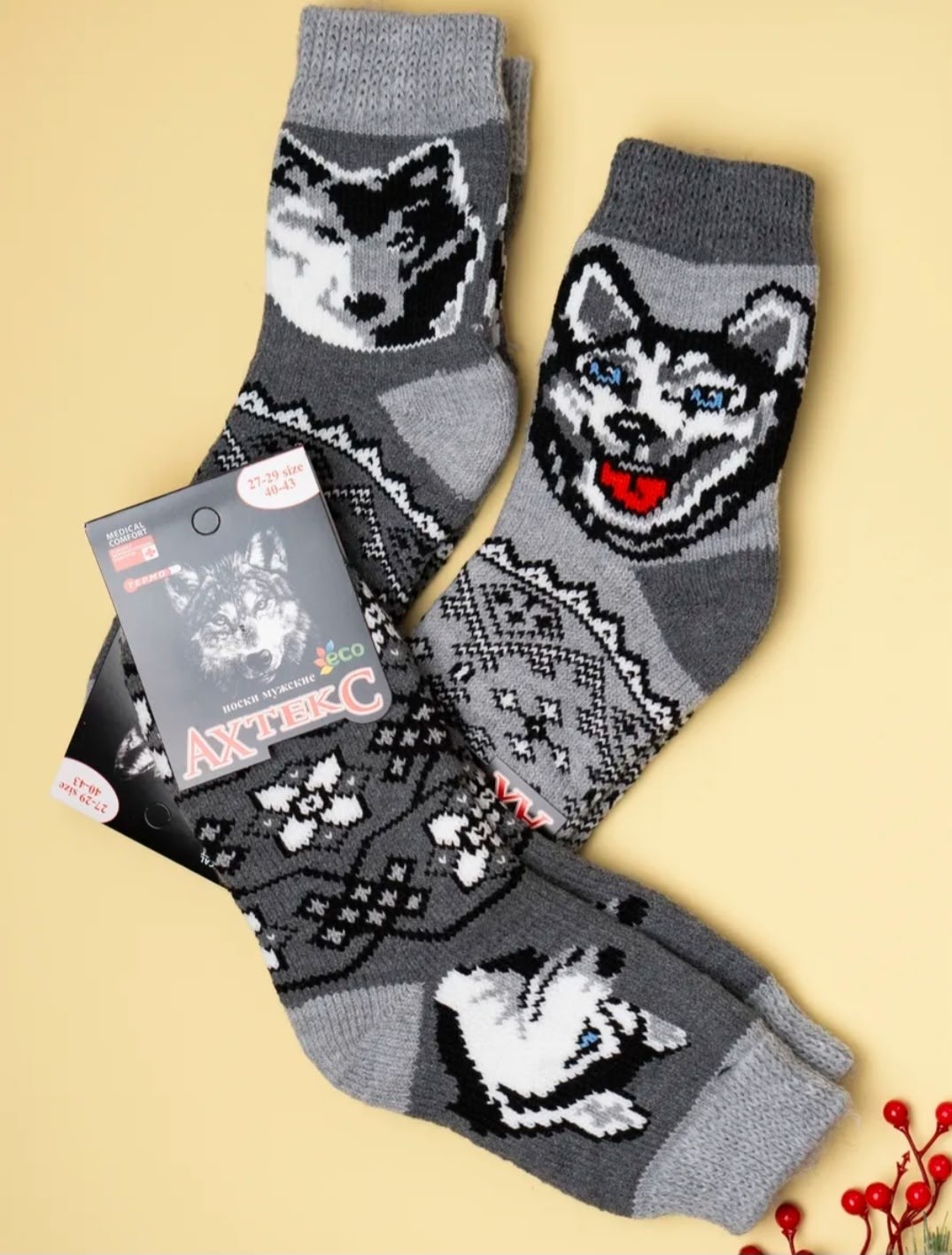 носки шерстяные мужские,носки мужские,ахтекс волк носки мужские начёс 27-29 мн30,носки шерстяные мужские тамбовский волк серый,носки термо ахтекс