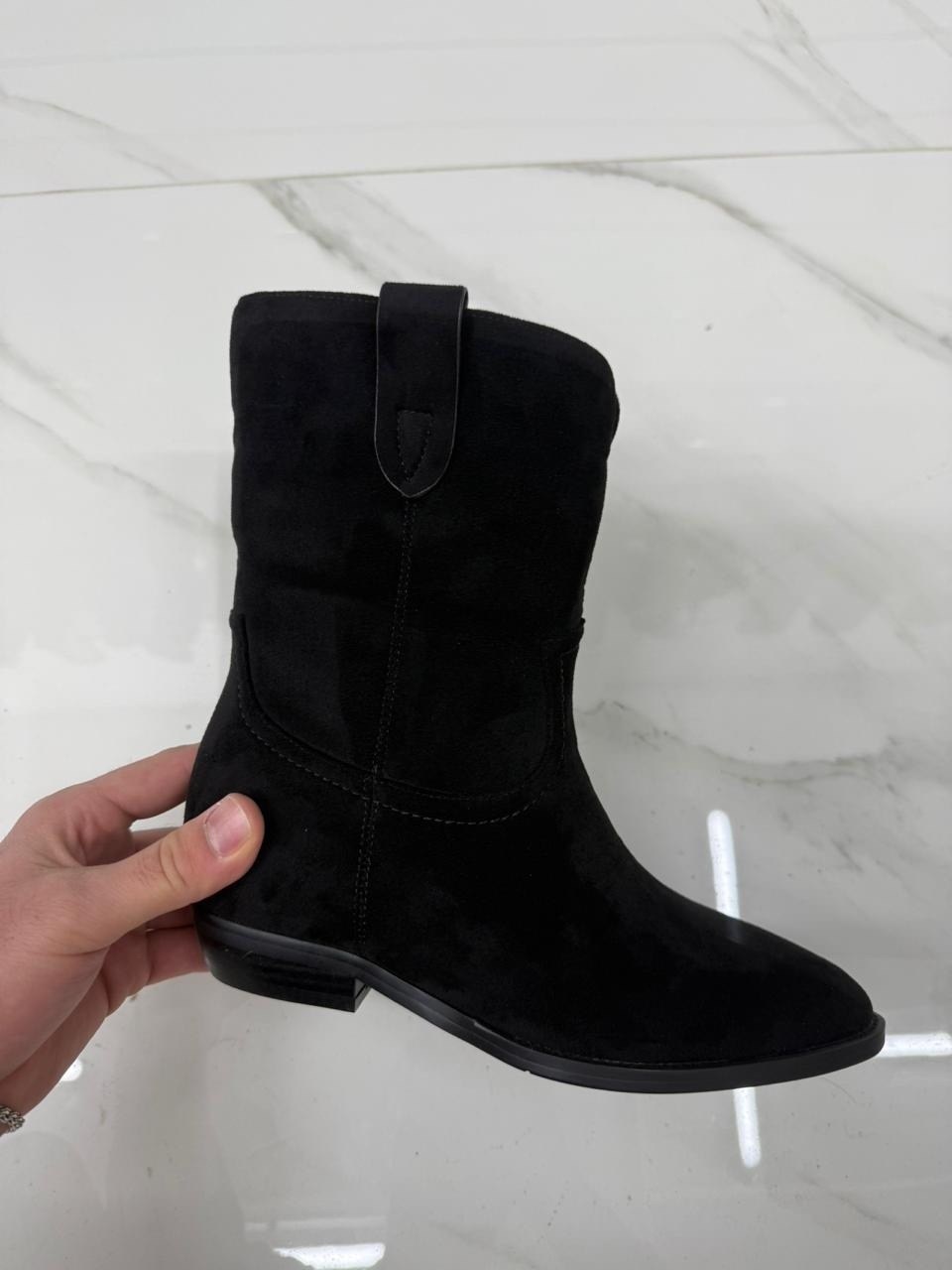 ,деми замшевые полусапоги,полусапоги,женские полусапожки,полусапоги казаки женские