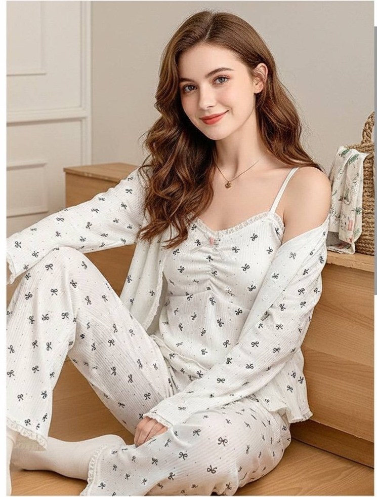 женская пижама комплект,комплект пижама,пижама из муслина женская,женская пижама с длинным рукавом,женская пижама