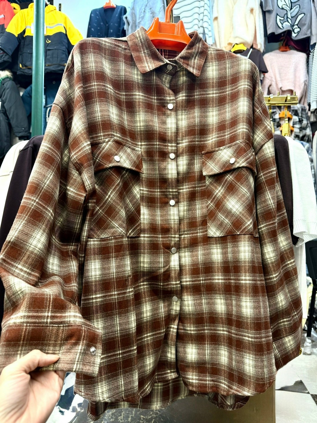 рубашка женская в клетку,рубашка в клетку,рубашка повседневная,женская рубашка оверсайз в клетку,рубашка хб