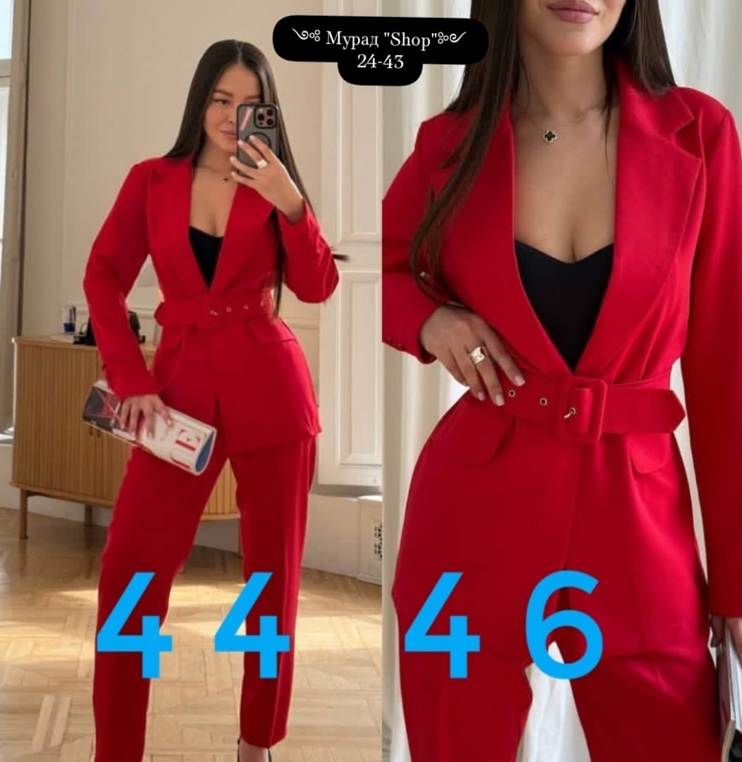 брючный костюм continental fashion 0211-07 фиолетовый,костюм женский,бизарро костюм брючный фуксия,костюм женский фабрични пиджак классический с брюками,брючный костюм