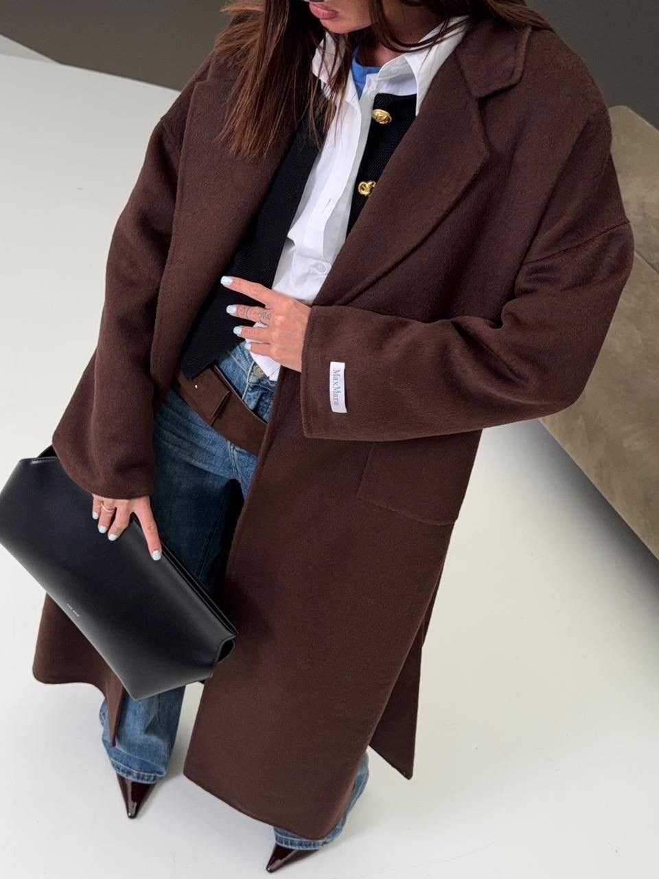 стильное пальто,коричневое пальто,шерстяное пальто,мода стиль